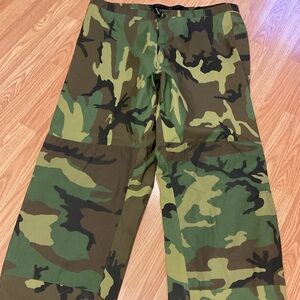 Genuine RAVEN U.S. MILITARY MB1 WOODLAND CAMO GORE TEX WATERPROOF PANTS L.40x32